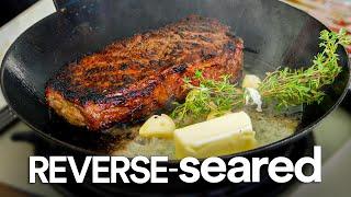 REVERSE Seared Steak! Easy, Simple, Effective | Guga