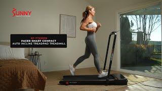 Pacer Smart Compact Auto Incline Treadpad Treadmill | SF-T722076