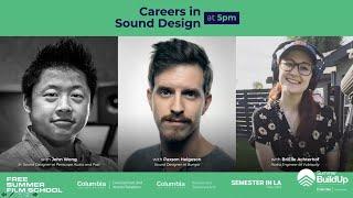 Free Summer Film School: Careers in Sound Design