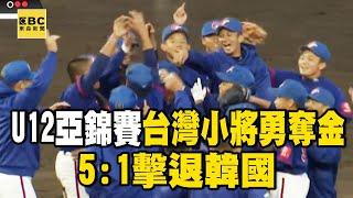 U12亞錦賽台灣小將勇奪金！  5:1擊退韓國 @newsebc