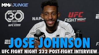 Jose Johnson Wanted to Hurt Chad Anheliger For 'Talking A Lot of Sh*t' | UFC Fight Night 232