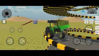 ramp challenge Big trolley Power test #Indian #vehicles #simulator #3D