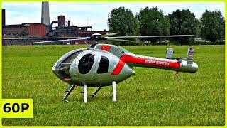 HUGHES MD520 NOTAR WITH TURBINE SOUND AND NOTAR FAIL ALMOST CRASH - HELIDAY DUISBURG 2019