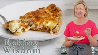 Anna Olson Makes a Delectable Leek & Cheese Quiche! | Baking Wisdom