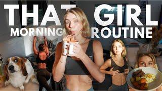 “THAT GIRL” morning routine | 6 a.m. morning habits for productivity | morning vlog