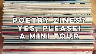 a tour of my chapbook collection [poetry zines]