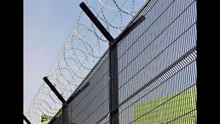 Security fencing anti climb fence