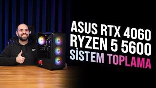 UYGUN FİYATLI SİSTEM KUARK-SPEED 2 | ASUS GeForce RTX 4060 - AMD RYZEN 5 5600 #pcbuild