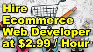 Hire Ecommerce Web Developer Virtual Assistant at $2.99 Per Hour in the India - AutoYourTask