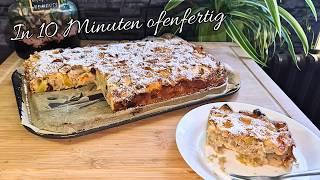 Apfelkuchen super saftig, schnell und einfach (für Anfänger geeignet!) #154