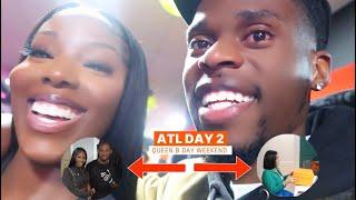 OUR FIRST TRIP !! PT 2...CASCADE, WHITNEY MET USHER, KAROAKE + QUEEN GETS B DAY GIFTS!!