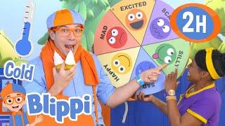 NEW! Blippi and Meekha's Opposites Game | Learning Emotions | Learn through Play | Blippi