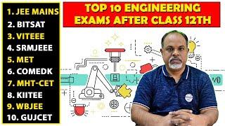 Top 10 Engineering Exams In India | Engineering Exams after 12th | ️#engineering #engineeringexams