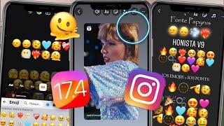 Honista V9 ACTUALIZADO 2024  INSTAGRAM estilo IPHONE con EMOJIS IOS 17.4 y BORDE CURVO en REELS 