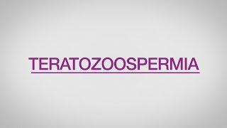 ¿Qué es la teratozoospermia?