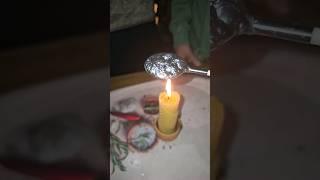 Melting Metal and pouring it in Water Insane