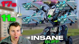 The Craziest BUFF Of All Time! Freeze Rockets For Real Go Meta On Live Server | War Robots