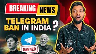 Big Breaking News | Telegram Ban in INDIA ? Telegram CEO Arrested 