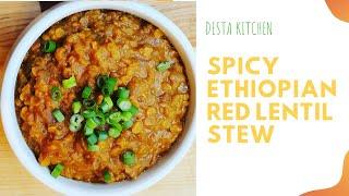 How to cook Spicy Ethiopian Red Lentil Stew English