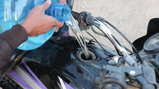 Motocicletă care funcționează cu apă - truc 100% funcțional