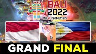 EPIC GRAND FINAL !!! PHILIPPINES vs INDONESIA - IESF 14TH WEC 2022 BALI DOTA 2