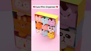 DIY Cute Mini Organizer / How to make Stationery / Paper Craft Idea #papercraft  #diy  #art
