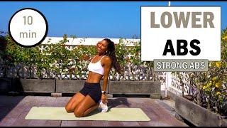 10 min INTENSE LOWER ABS WORKOUT at Home | The Modern Fit Girl Abs Workout