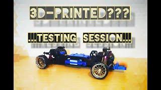 iDrift RWD / the 3d printed rc car -  testing session #1