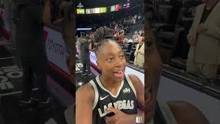 Thanks for showing out at The House! Gold Mamba out ️ #ALLINLV #LVAces #WNBA