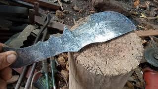 How to make a tracker knife without good tools