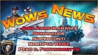 WoWs News  Jubiläumsrabatt, Nordpol, Berechnung & mehr in World of Warships 