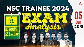 NSC Trainee Exam Analysis 2024 | Shift 2 Review & Expected Cut-off | Agriculture Adda247