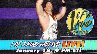 Rob Van Dam LIVE! 1 Of A Kind With RVD Recording, 1/18 At 9 PM ET!