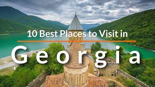 10 Best Places to Visit in Georgia (Europe) | Travel Video | SKY Travel