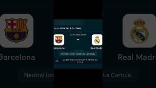 Barcelona Vs Real Madrid ️
