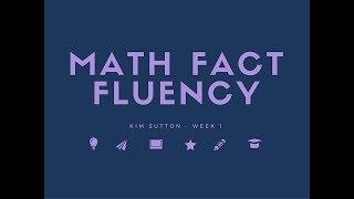 Kim Sutton Math Fact Fluency Week 1