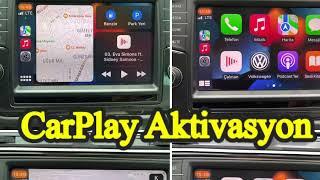 Tiguan Orjinal Geri Görüş Kamerası Aktivasyon ve Montaj Carplay Aktivasyon Gizli Özellik Açma izmir