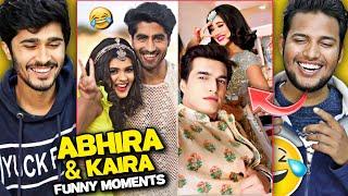 Kaira & Abhira Cute And Funny Moments Reaction ️ | Parnali Vs Shivangi Joshi  | V2funreacts