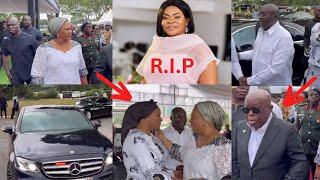 Watch How Nana Addo, Bawumiah STormed Funeral of La Bianca Ceo