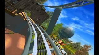 Elmwood Lake Adventure Park - Runaway Mine Train POV - RCT3