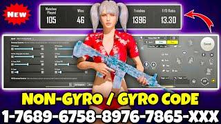 BGMI BEST SENSITIVITY SETTINGS | BGMI SENSITIVITY CODE TODAY | BGMI ZERO RECOIL SENSITIVITY CODE.