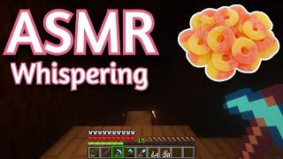 ASMR Gaming | MINECRAFT SURVIVAL GUMMY MUKBANG (30) | Whispering  Controller Sounds 