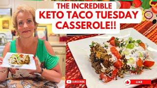 Quick And Delicious Keto Taco Tuesday Casserole #cjsketokitchen