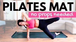 Mat Pilates Workout (38 Min Class) - No Props Needed, Pilates at Home