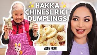 MY GRANDMA MAKING HAKKA CHINESE RICE DUMPLINGS! Hakka Family Vlog EP.4 | Kirsty Lo