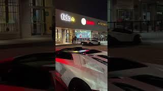 SUPERCAR FLAMES! V12 Lamborghini Aventador Revving. SUPER LOUD! #shorts