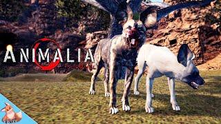 Joining a massive Wild Dog Pack in Animalia Survival