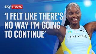 St Lucia's first ever Olympic medallist almost pulled out due to pressure