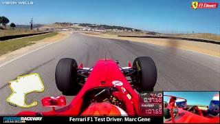 Ferrari Racing Days Laguna Seca - F1 Test Driver: Marc Gene - FULL Session Video