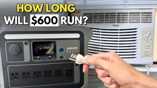 $600 Power Station vs AC Unit, Fridge, TV, WiFi Router & Computer!